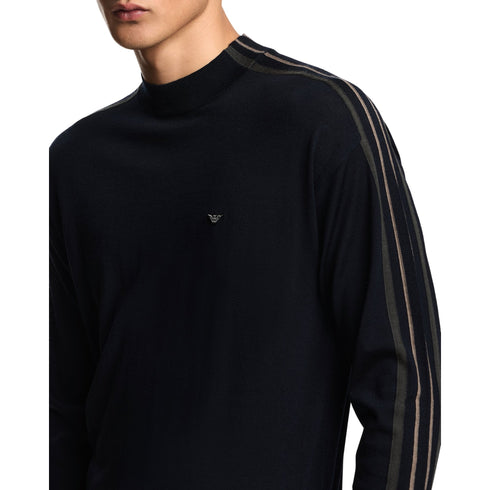 Emporio Armani Pullover Maglia Uomo intarsio jacquard S A25 - EMPORIO ARMANIEM002423AF14199 - FB070 - S - Francavilla Moda